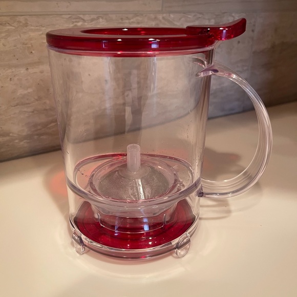Teavana Accessories - NWOT Teavana Perfect Tea Maker 16 Oz Loose Leaf Single Serve Brewer Red.